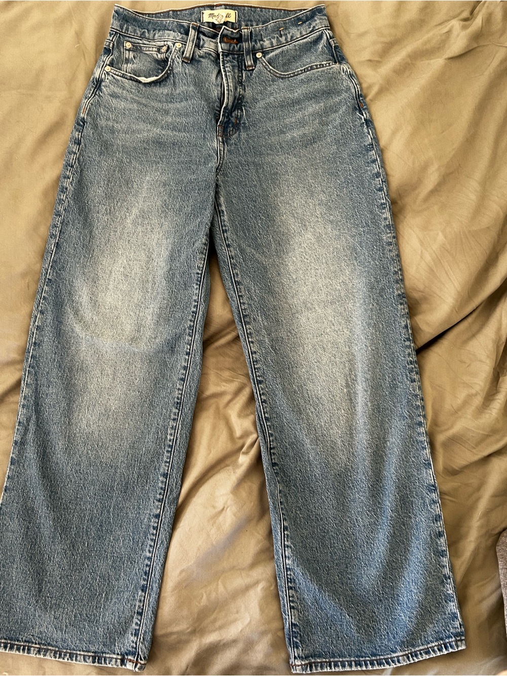 Madewell Men's Light Blue Bootcut Jeans